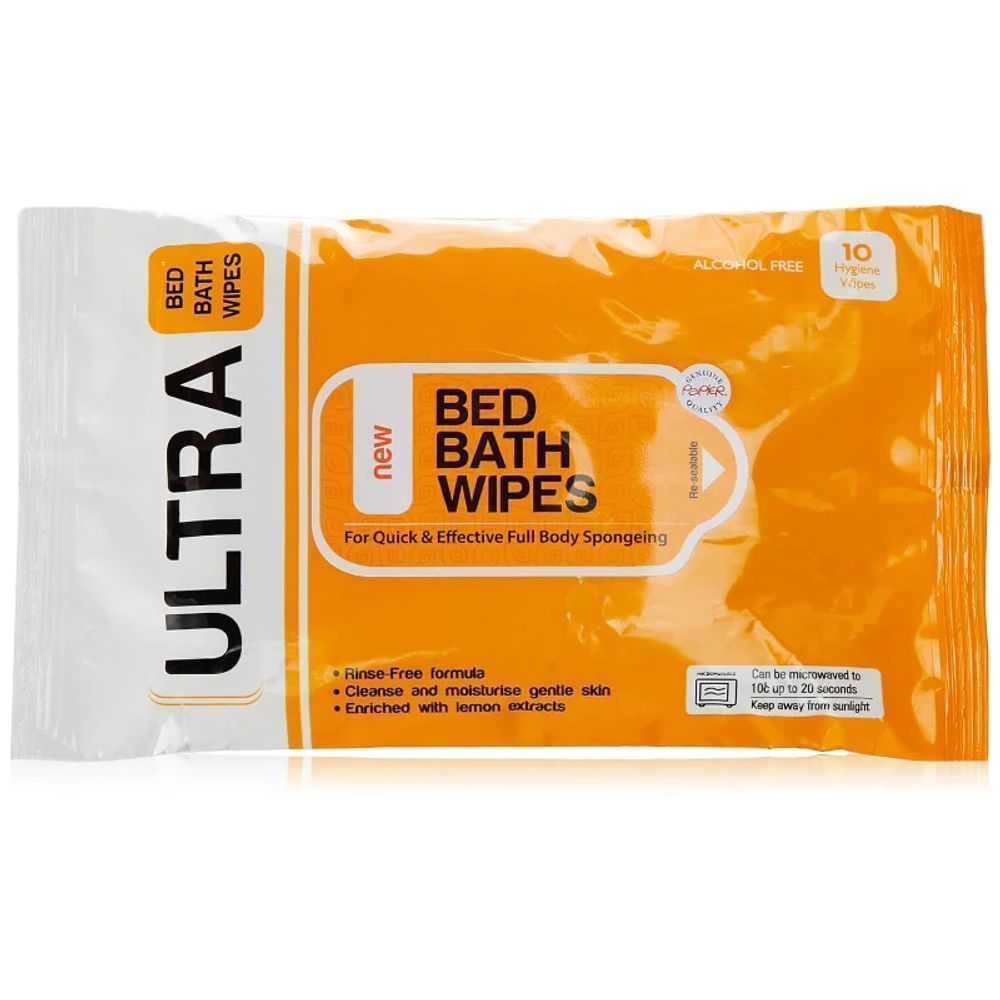 ULTRA BED BATH WIPES 10"S#52050