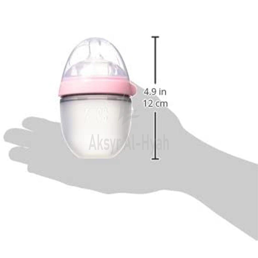 COMOTOMO SOFT SILICONE BABAY BOTTLE 150ML PINK/WHITE#21345 6