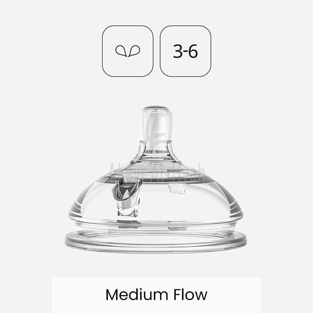 COMOTOMO SILICONE NIPPLE MEDIUM FLOW 2"S#21353 2