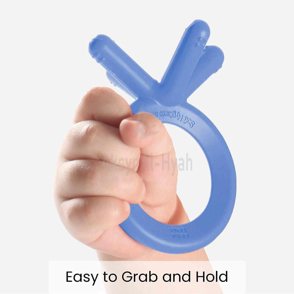 COMOTOMO SILICON TEETHER BLUE 3M+#21356 1