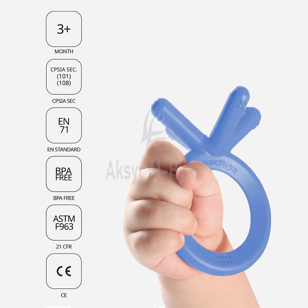 COMOTOMO SILICON TEETHER BLUE 3M+#21356 2