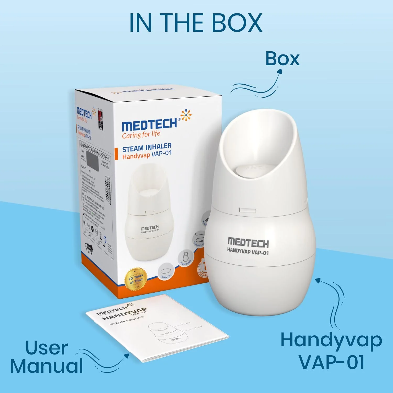 MEDTECH STEAM INHALER VAP-01