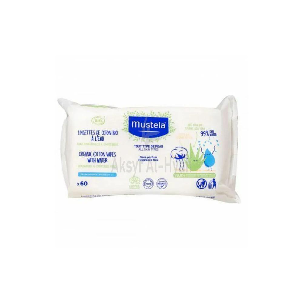 MUSTELA CLEANSING WIPES 60'S #63001