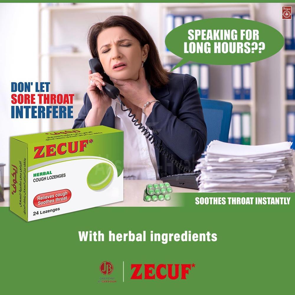 ZECUF HERBAL LOZENGES 24'S 3