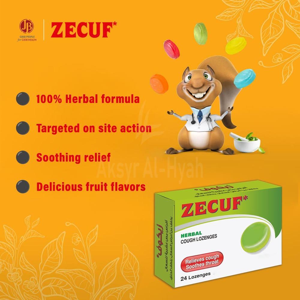 ZECUF HERBAL LOZENGES 24'S 5
