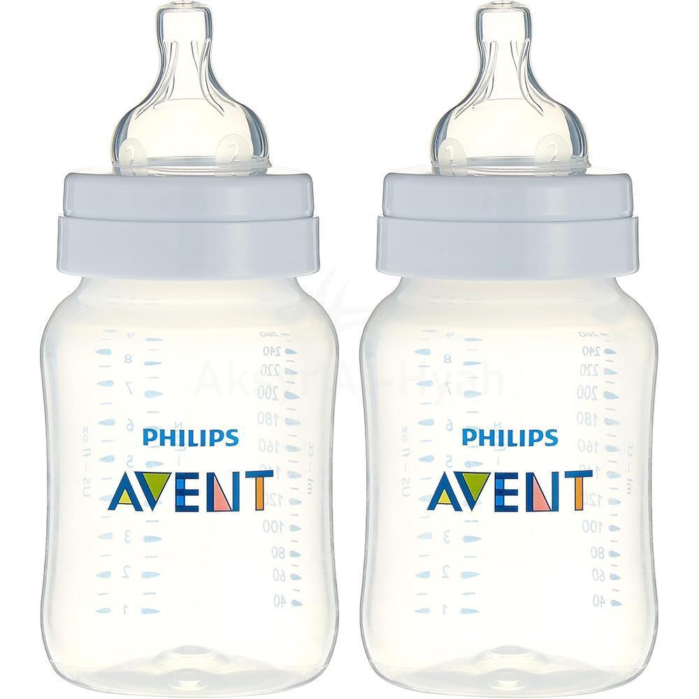 AVENT ANTI COLIC  BOTTLE  260MLX2 SCF813/62 #PA575