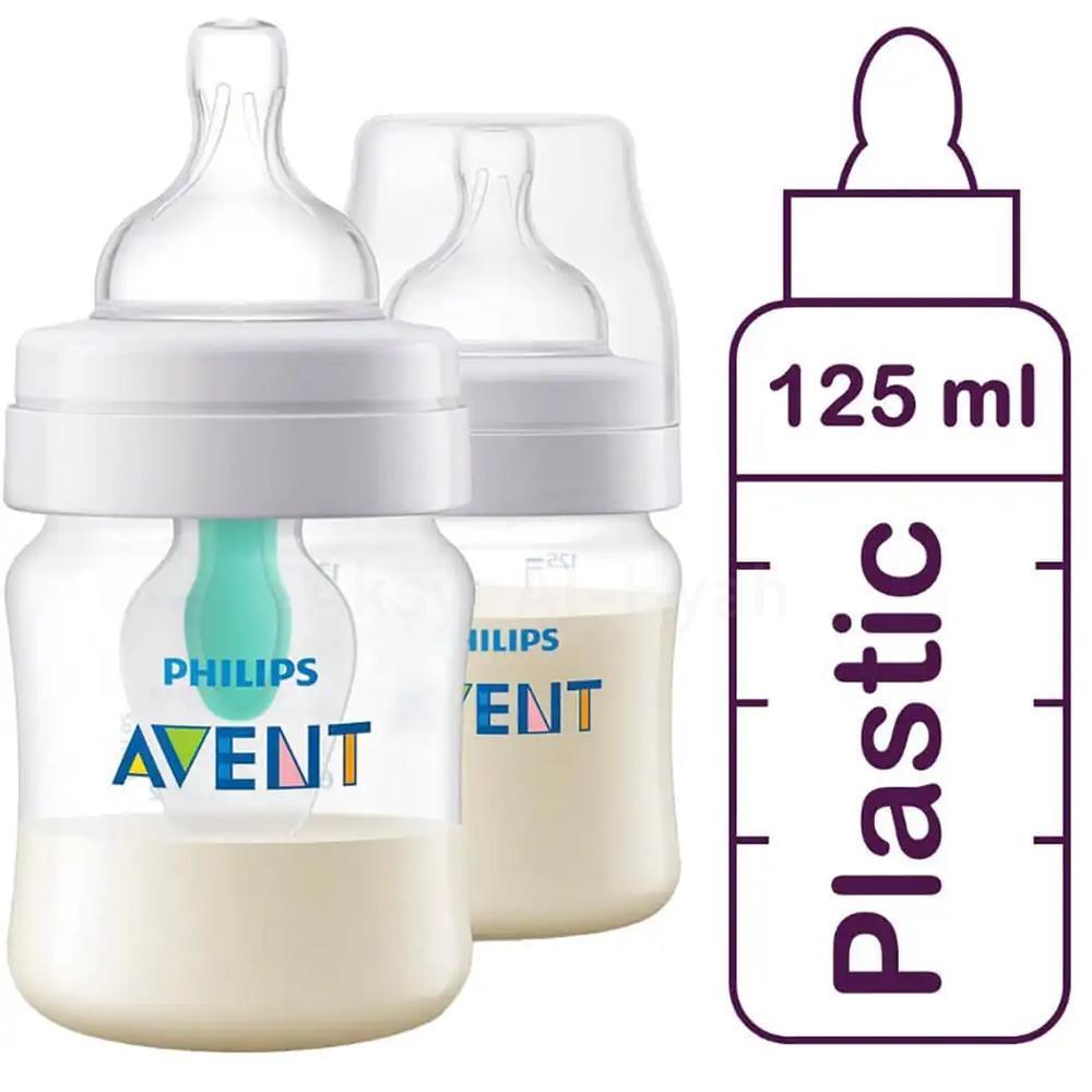 AVENT ANTI COLIC  BOTTLE WITH AIRFREE 125MLX2 SCF810/24 #PA567