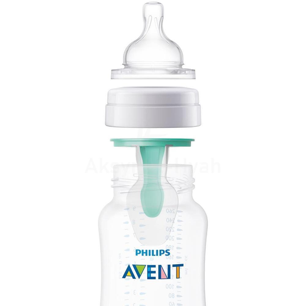 AVENT ANTI COLIC  BOTTLE WITH AIRFREE 125MLX2 SCF810/24 #PA567 2