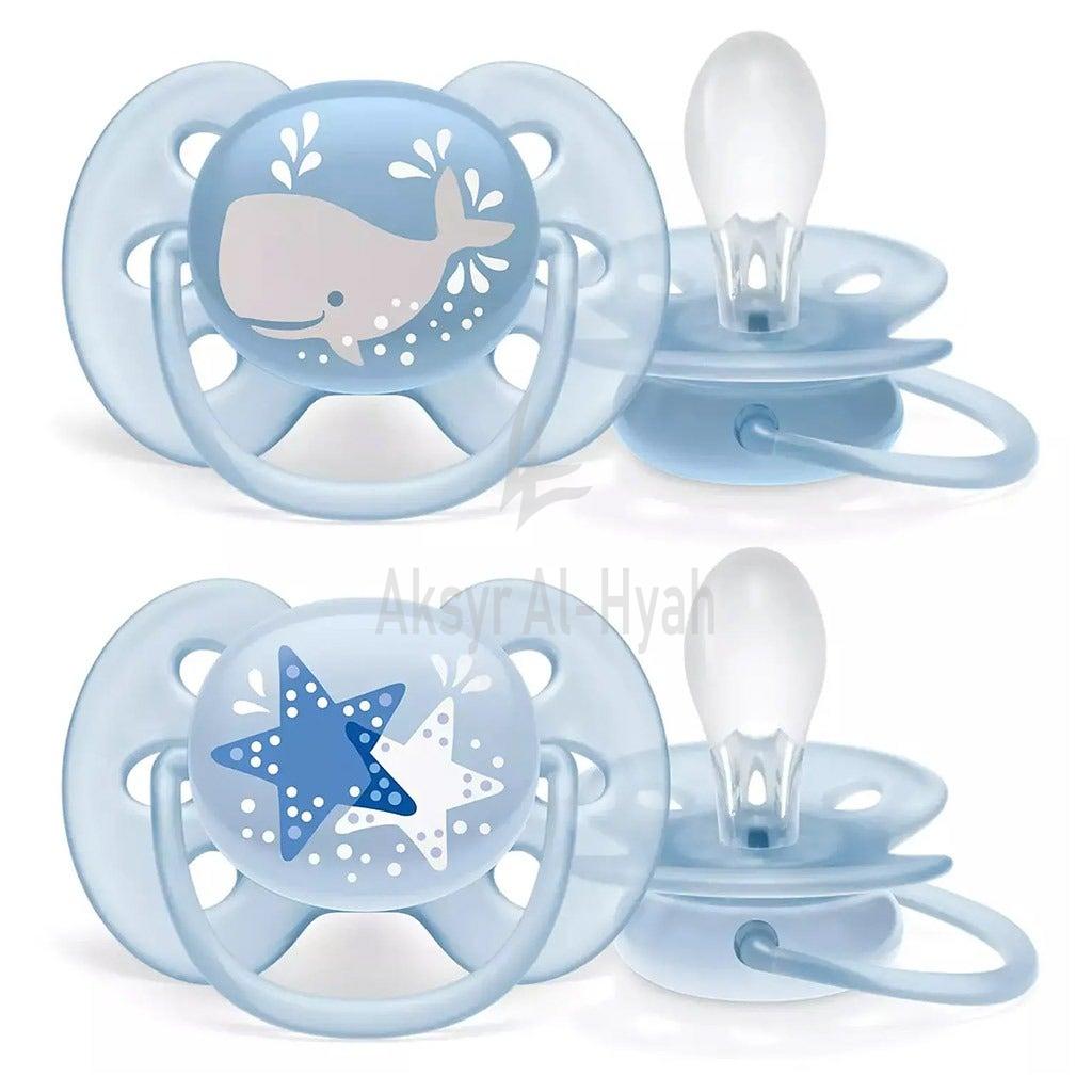 AVENT ULTRA SOFT SOOTHER 6-18M BOY 2'S SCF223/03 #PA238