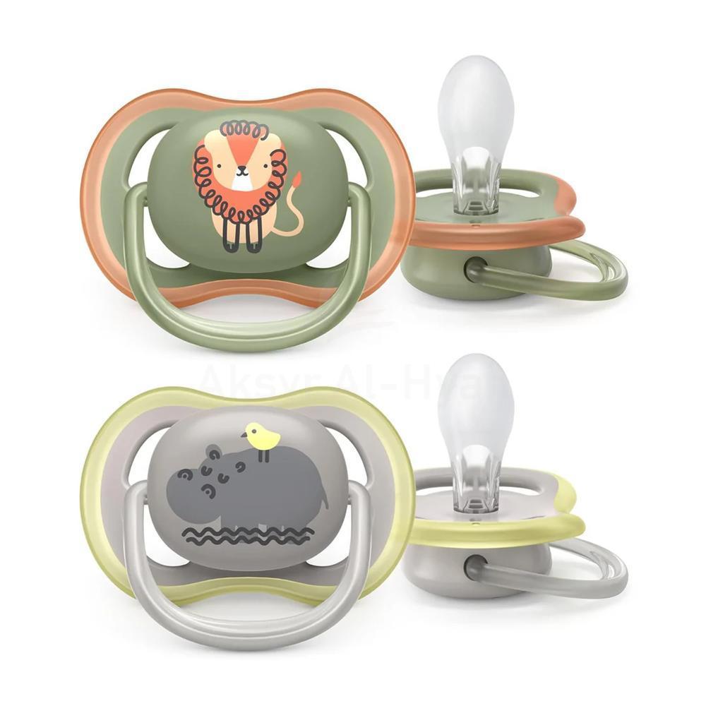 AVENT ULTRA AIR  SOOTHER 6-18M DECO MIX 2'S SCF085/19 #PA249 1