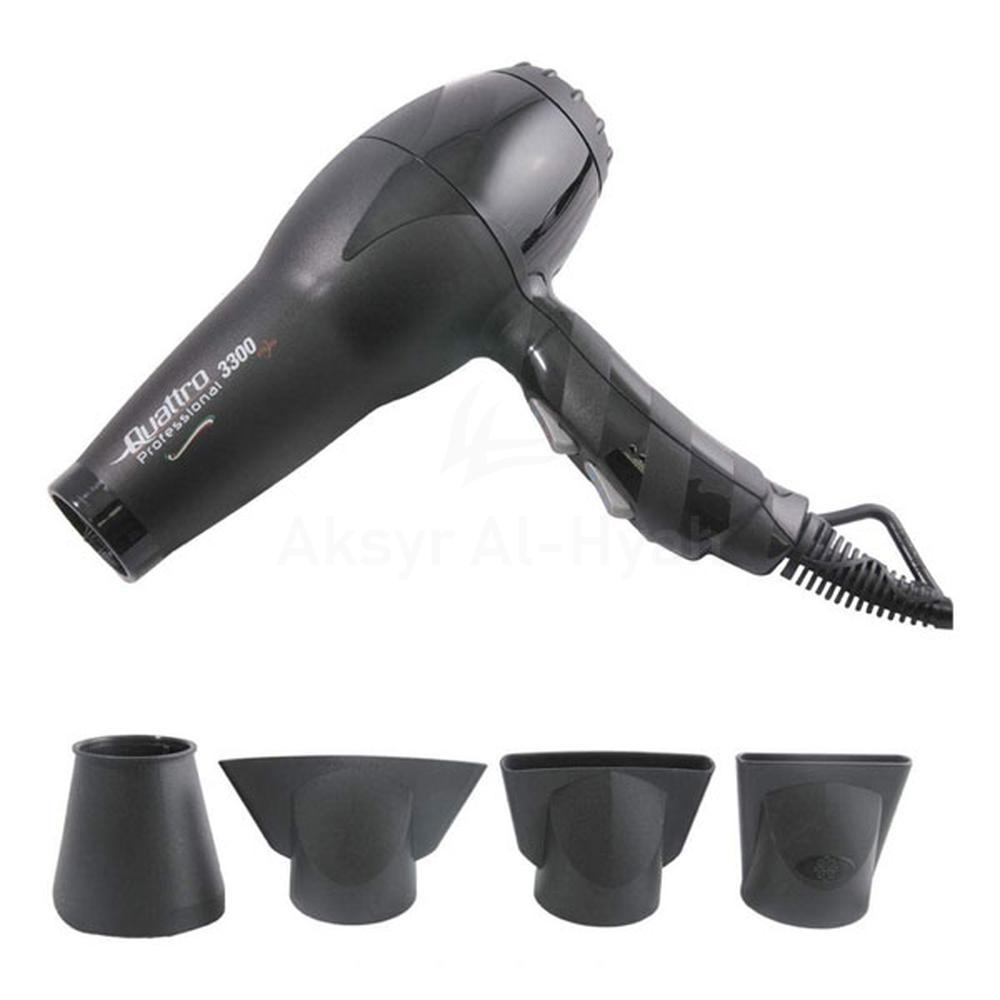 QUATTRO PROFESSIONAL HAIR DRYER 3300 UK BLACK 2
