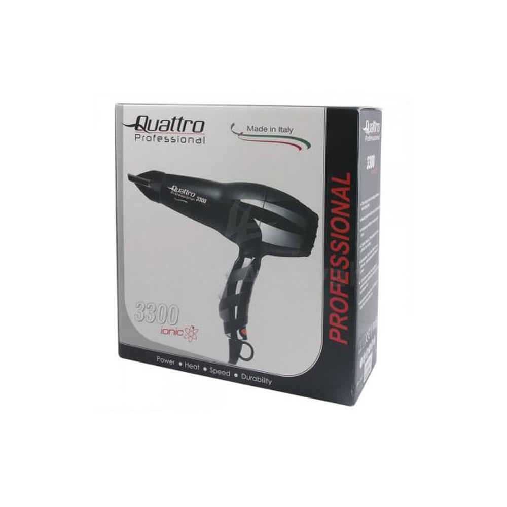 QUATTRO PROFESSIONAL HAIR DRYER 3300 UK BLACK