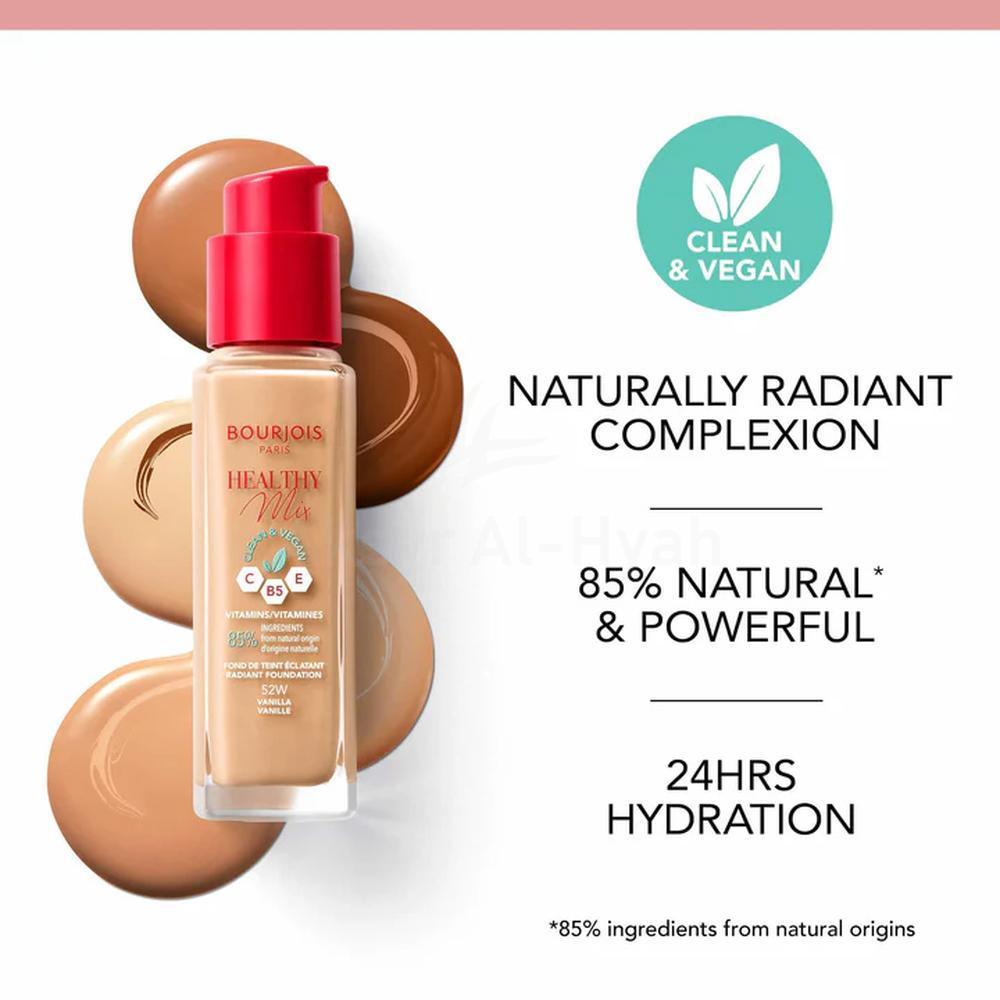 BJS HEALTHY MIX CLEAN FOUNDATION 52W VANILLA 30ML 1