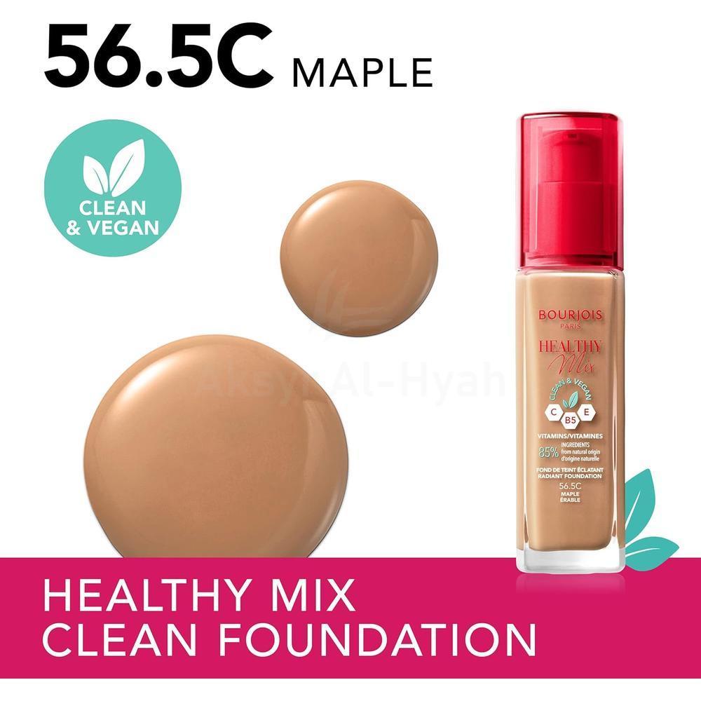 BJS HEALTHY MIX CLEAN FOUNDATION 56.5C MAPLE 30ML 1