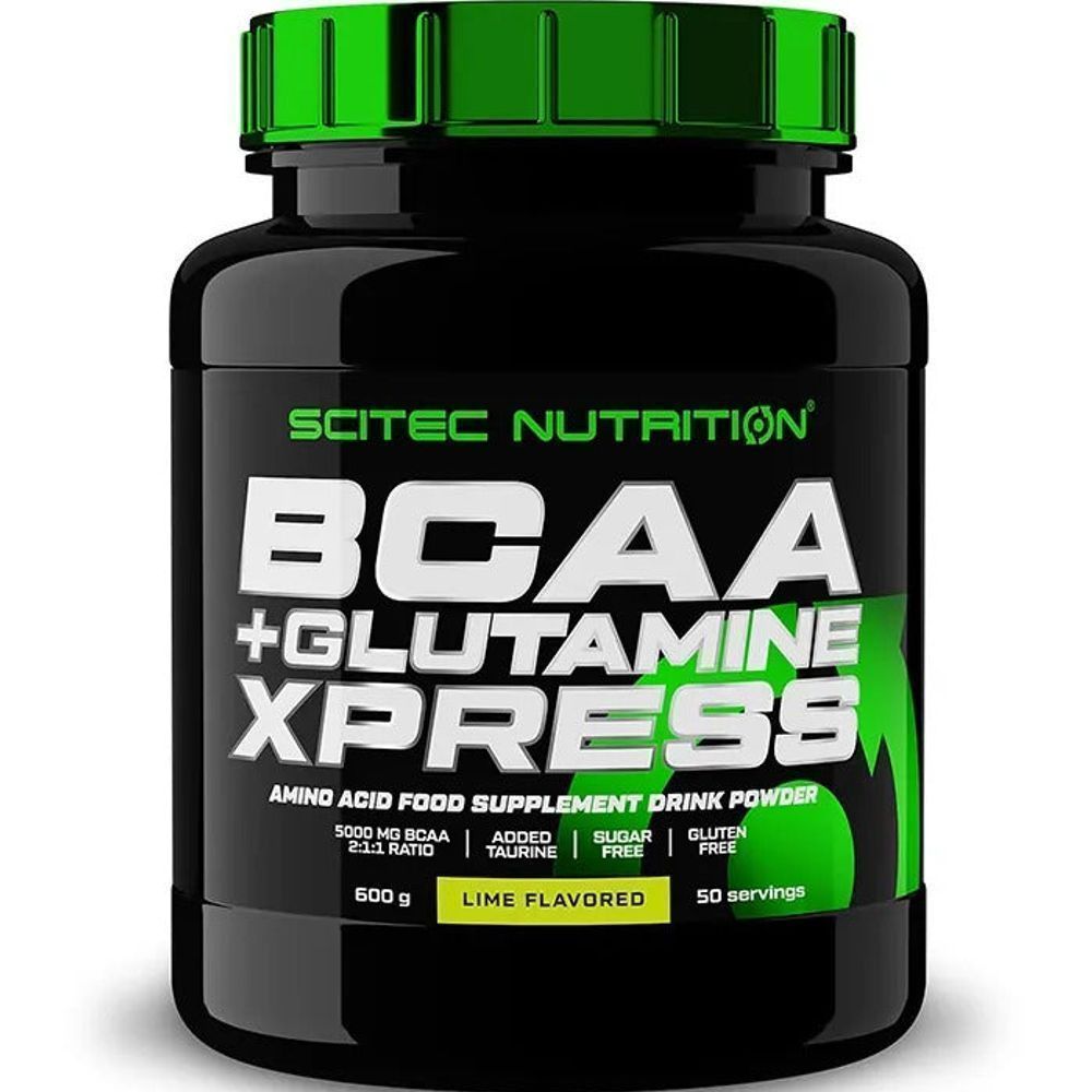 SCITEC BCAA + GLUTAMINE XPRESS LIME 600GM