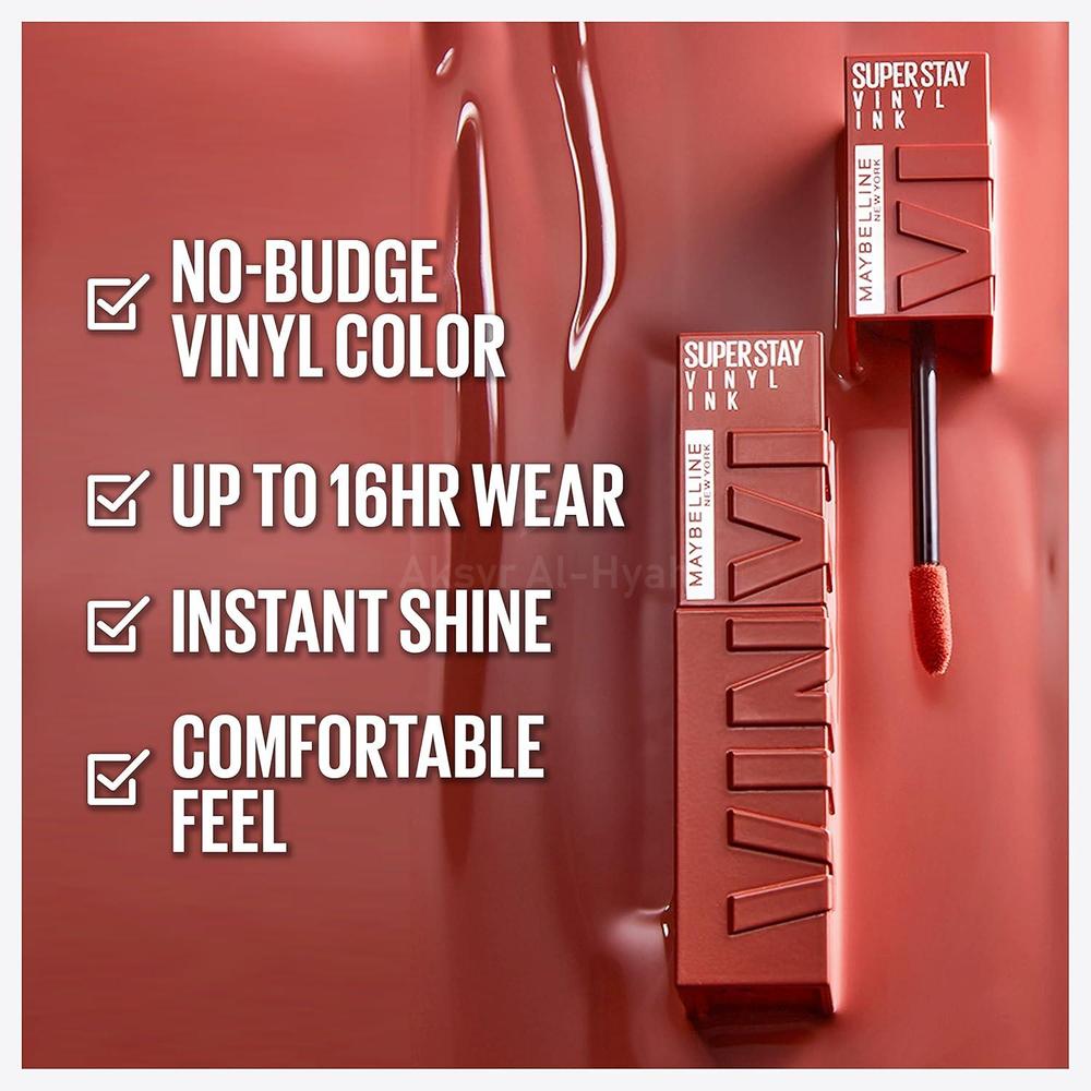 MAYBELLINE SUPERSTAY VINYL INK LIPSTICK 125 KEEN #FM0026992 1