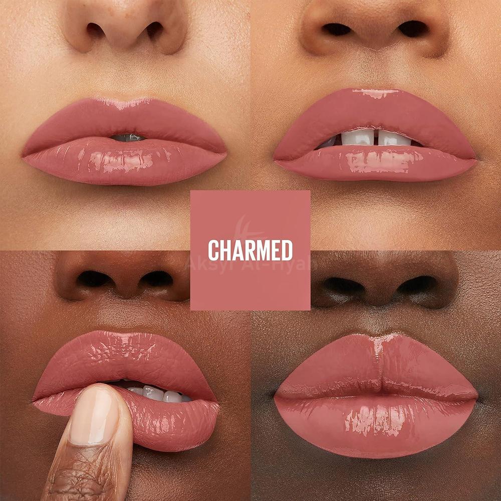 MAYBELLINE SUPERSTAY VINYL INK LIPSTICK 100 CHARMED #FM0026993 2