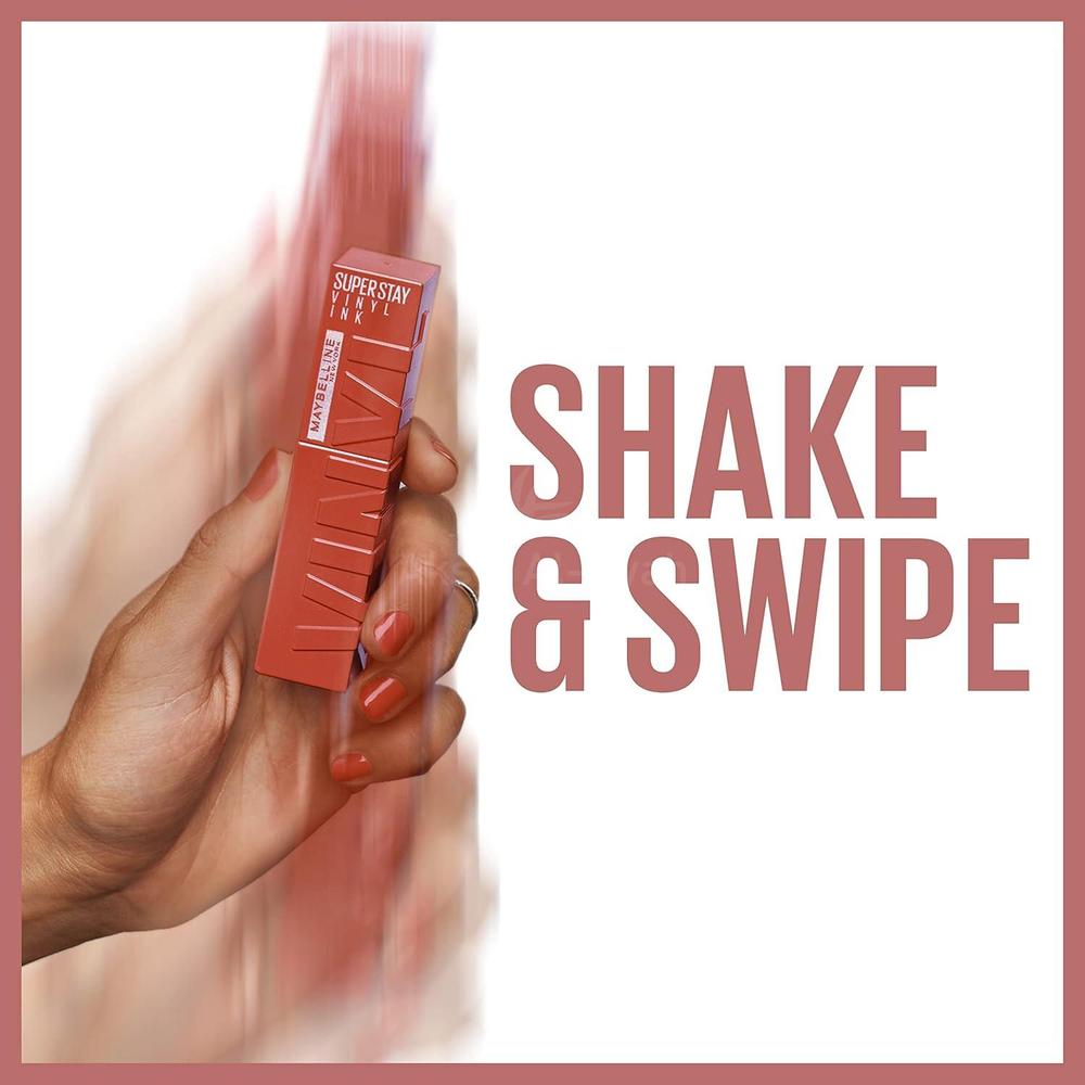 MAYBELLINE SUPERSTAY VINYL INK LIPSTICK 120 PUNCHY #FM0027000 3