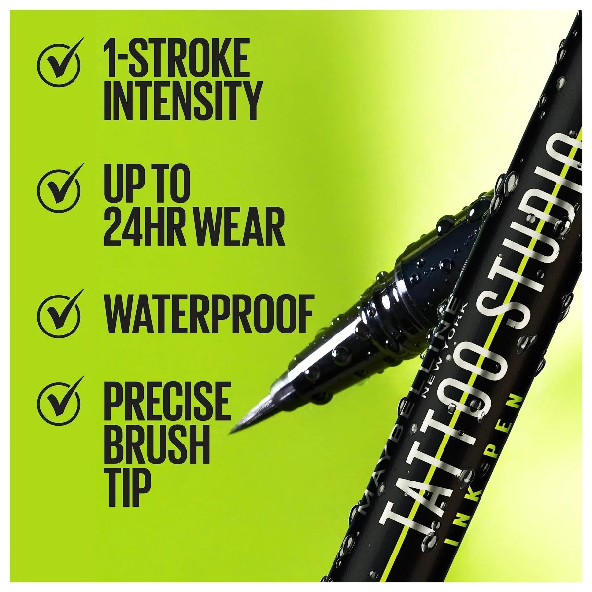 MAYBELLINE NEW YORK EYELINER TATTOO LINER PEN 880 JET BLACK #FM0027227 3