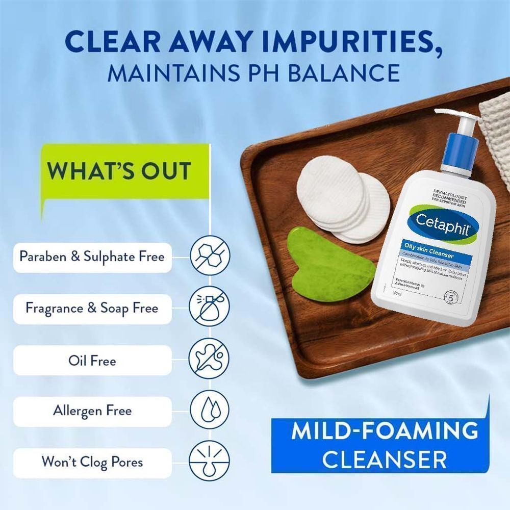 CETAPHIL OILY SKIN CLEANSER 500ML