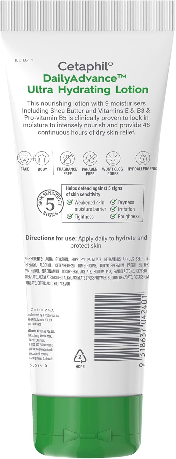 CETAPHIL DAILY ADV ULTRA HYDRATING LOTION 226GM