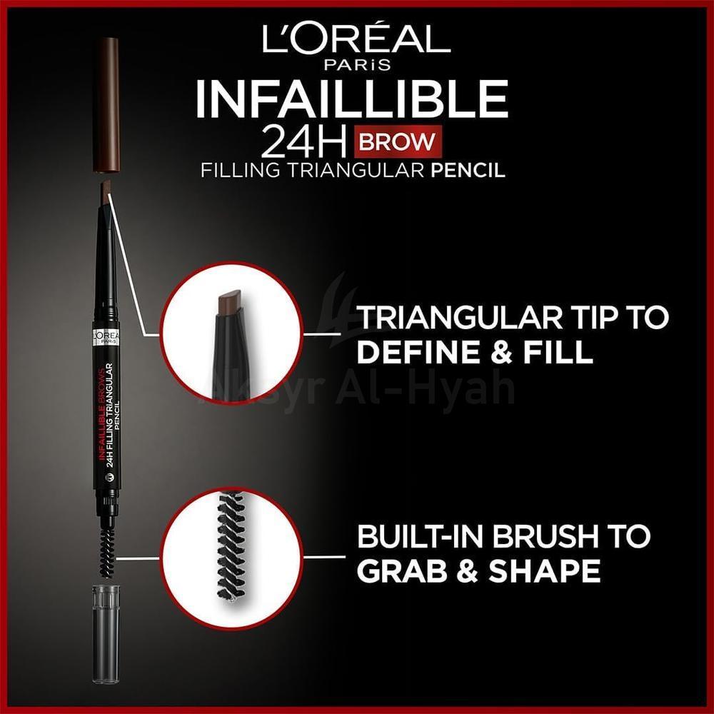 LOREAL INFAILLIBLE BROW 5.23 AUBURN 24H PENCIL 1