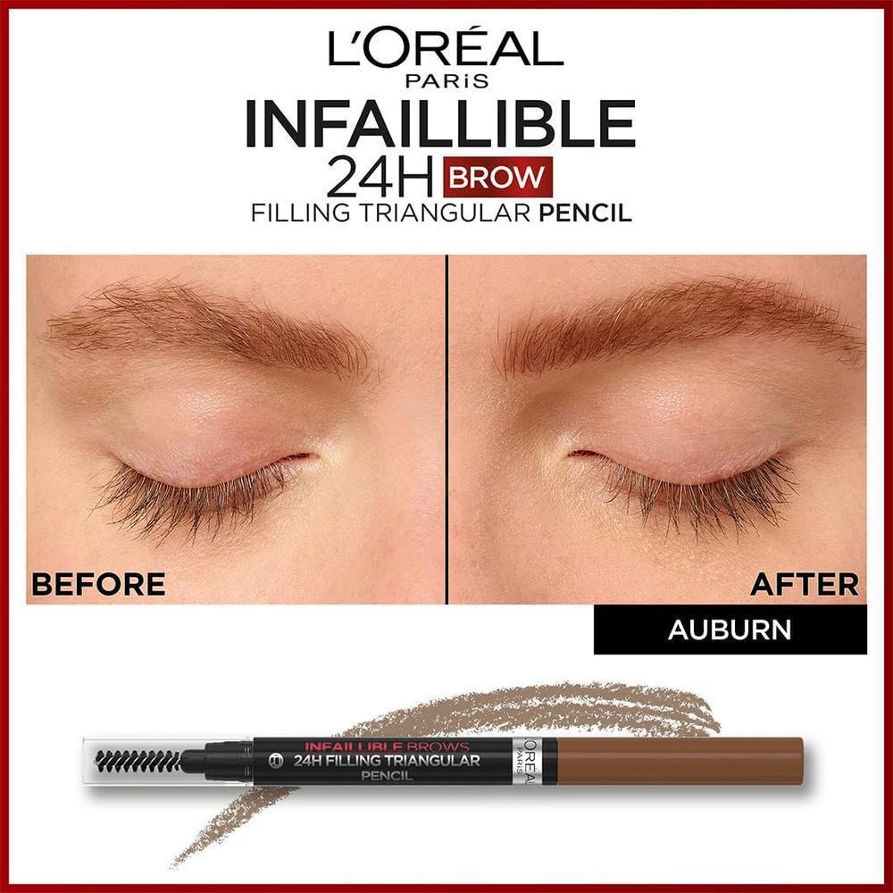 LOREAL INFAILLIBLE BROW 5.23 AUBURN 24H PENCIL 2