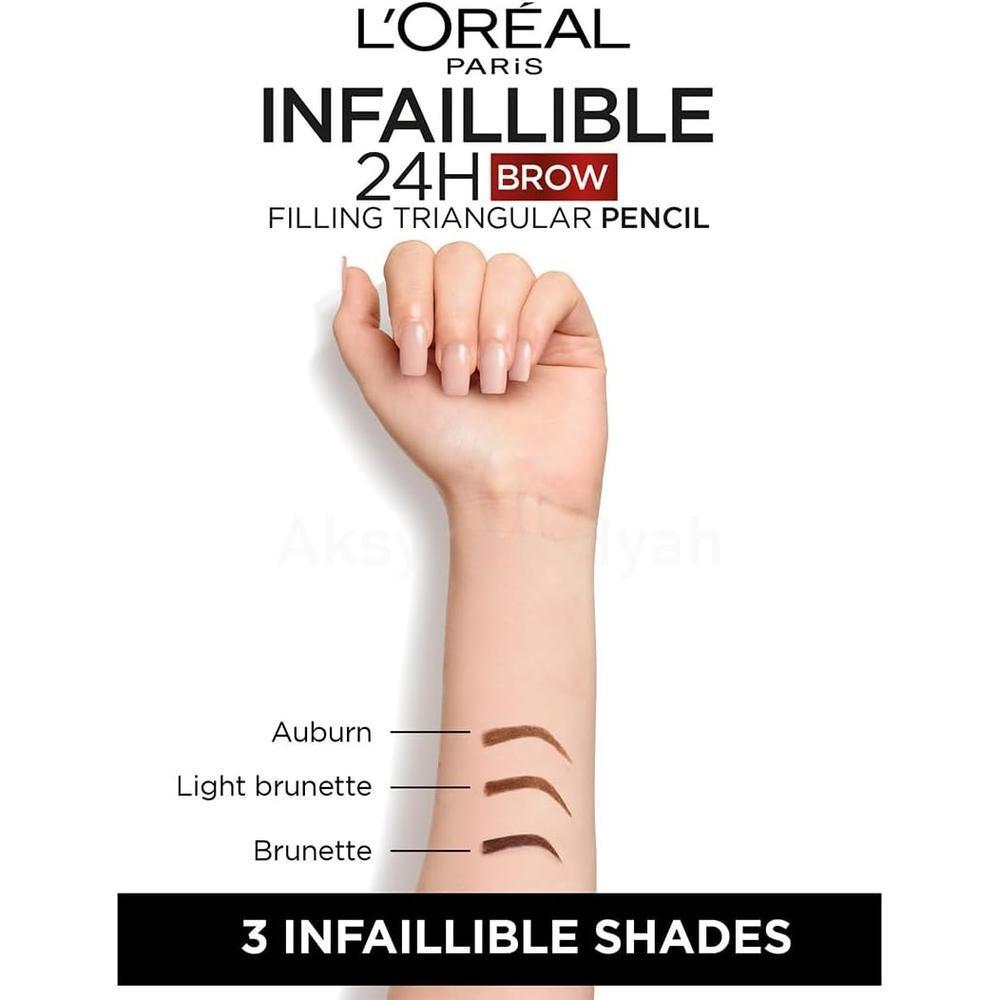 LOREAL INFAILLIBLE BROW 5.23 AUBURN 24H PENCIL 4