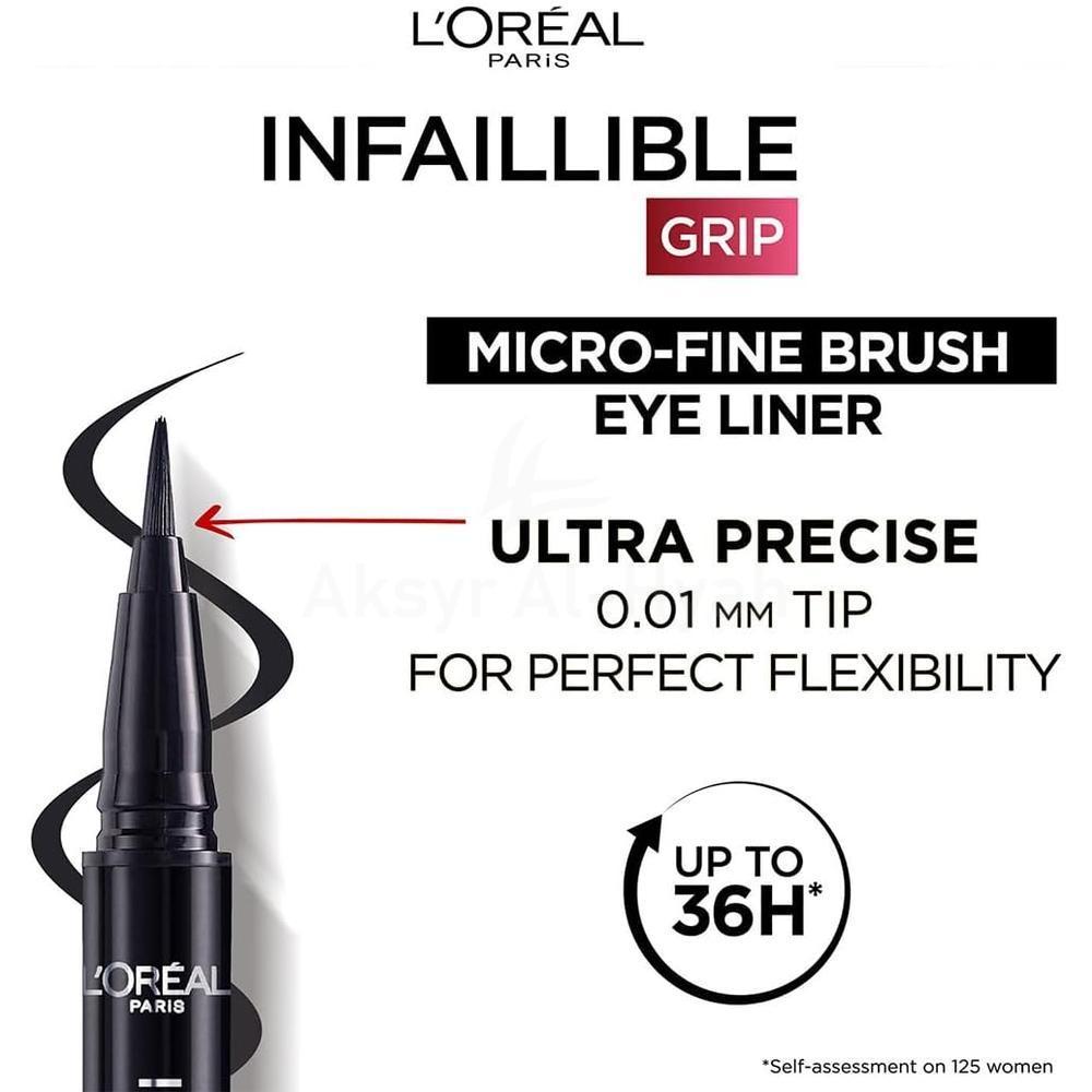 LOREAL INFAILLIBLE GRIP 36H 001 OBSIDIN BLACK EYE LINER