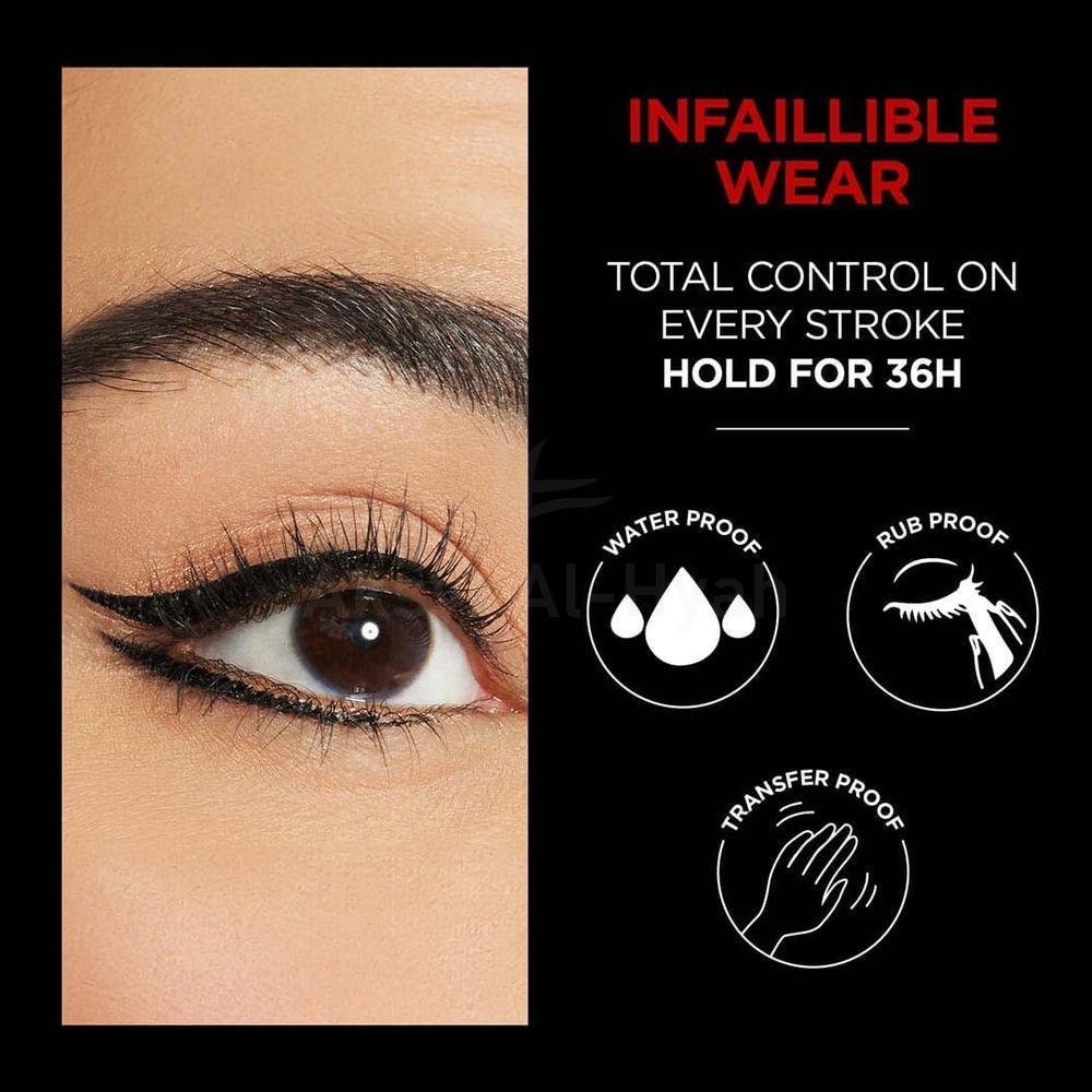 LOREAL INFAILLIBLE GRIP 36H 001 OBSIDIN BLACK EYE LINER
