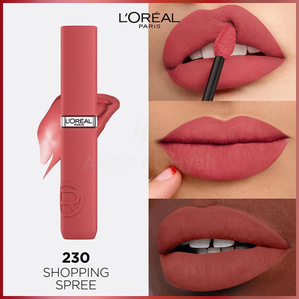 LOREAL MATTE RESISTANCE 230 SHOPPING SPREE LIPSTICK 1