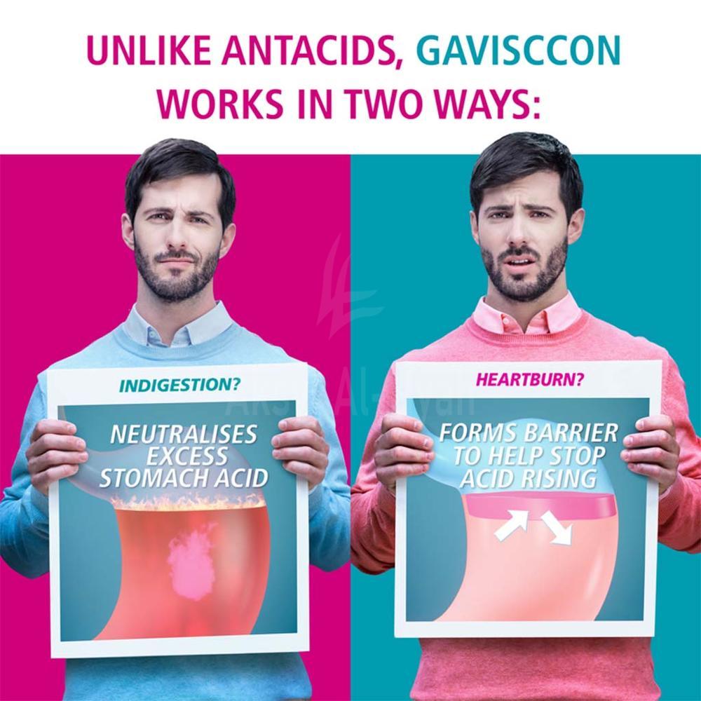 GAVISCON DOUBLE ACTION CHEWABLE TAB 32'S 1