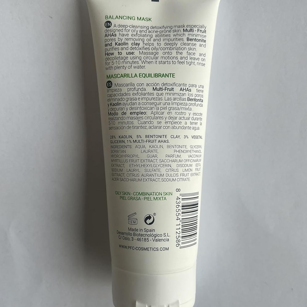 PFC BALANCE CLAY MASK 75ML#19293 7