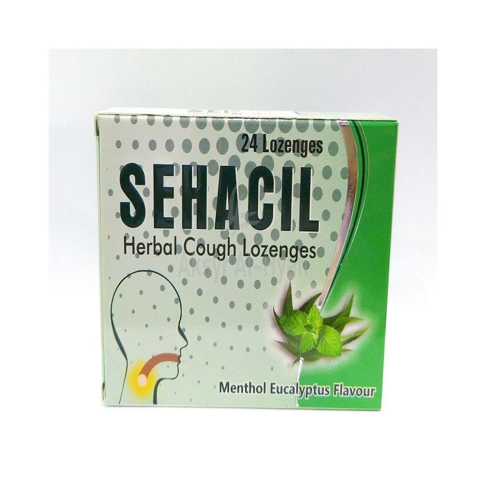 SEHACIL MENTHOL EUCALYPTUS LOZENGES 24'S