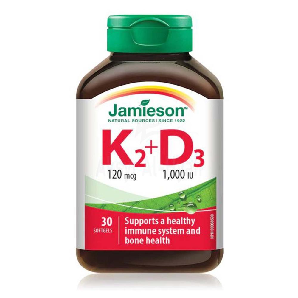 JAMIESON K2+D3 120MCG SOFTGELS 30"S