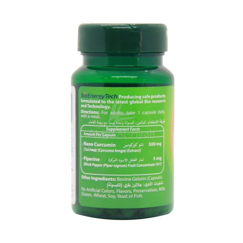 BIOENERGY TECH NANO CURCUMIN CAP 30"S #19586