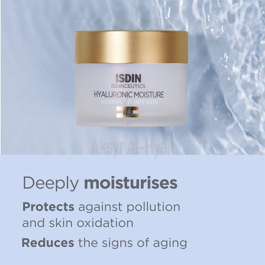 ISDIN CEUTICS HYALURONIC MOIST NORMAL TO DRY SKIN CREAM 50G 1