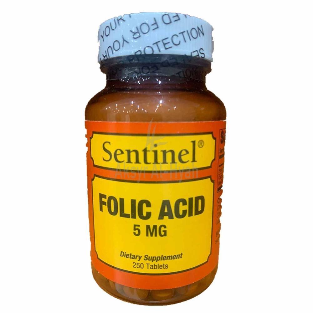 SENTINEL FOLIC ACID 5MG TABLETS 250"S