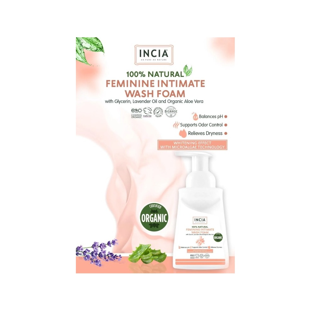 INCIA FEMINA INTIMATE WASH FOAM  200ML 3
