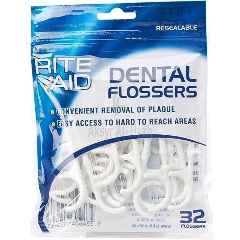 RITE AID DENTAL FLOSSERS ADULT 32"S