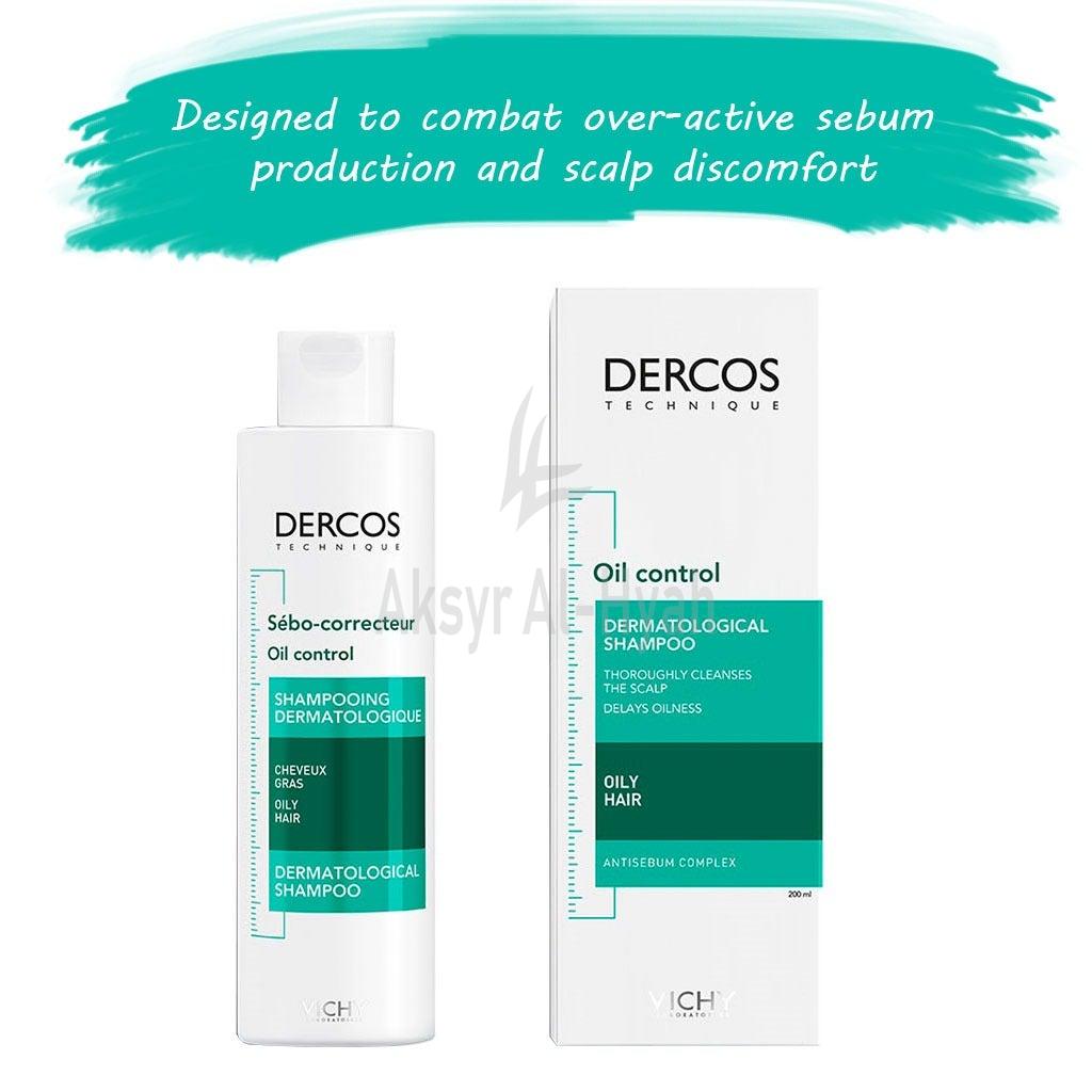 VICHY DERCOS OILY SCALP & HAIR SHAMPOO 200ML(FM027828) 2