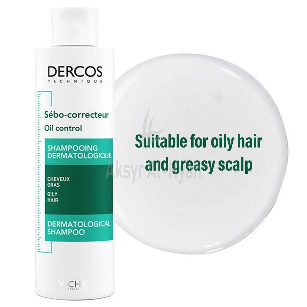 VICHY DERCOS OILY SCALP & HAIR SHAMPOO 200ML(FM027828) 5