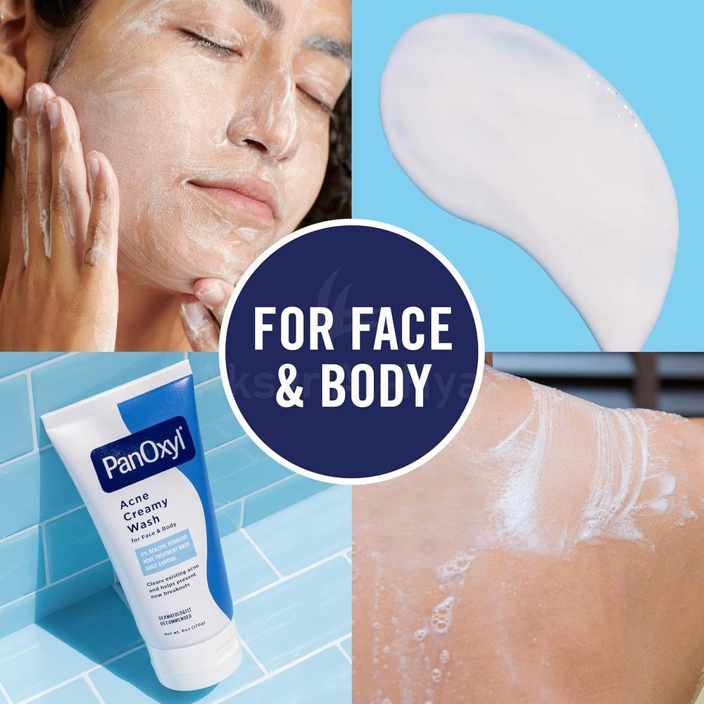 PANOXYL BENZOYL 4% ACNE CREAMY WASH 170G 5