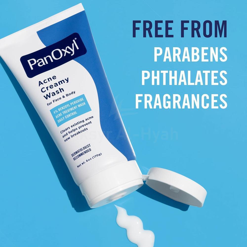 PANOXYL BENZOYL 4% ACNE CREAMY WASH 170G 6