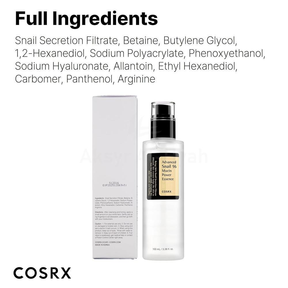 COSRX ADV SNAIL 96 MUCIN POWER ESSENCE 100ML 4