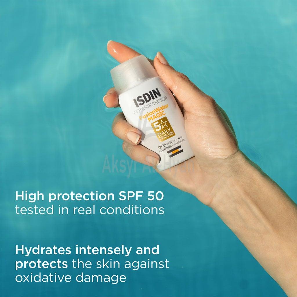 ISDIN FOTOPROTECT SPF 50 FUSION WATER MAGIC 50ML #159N 5