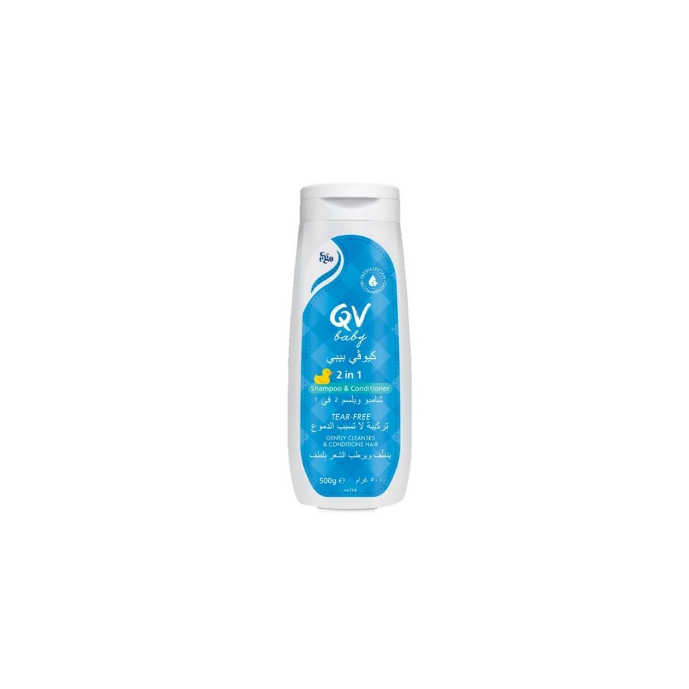 EGO QV BABY 2 IN 1 SHAMPOO&CONDITIONER 500ML#581998