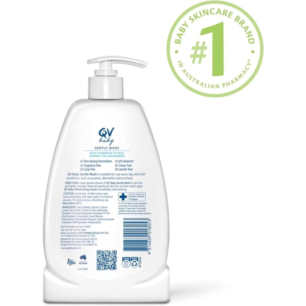 EGO QV BABY GENTLE WASH 500ML#581999 1