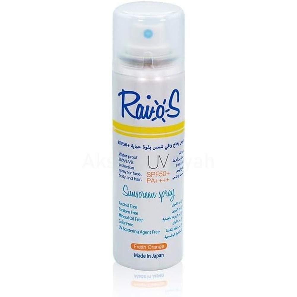 RAIOS UV SUNSCREEN SPRAY FRESH ORANGE SPF50+ 70ML
