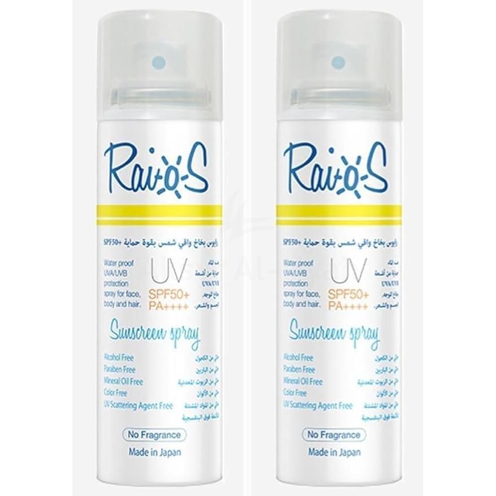 RAIOS UV SUNSCREEN SPRAY NO FRAGRANCE SPF50+ 70ML 1